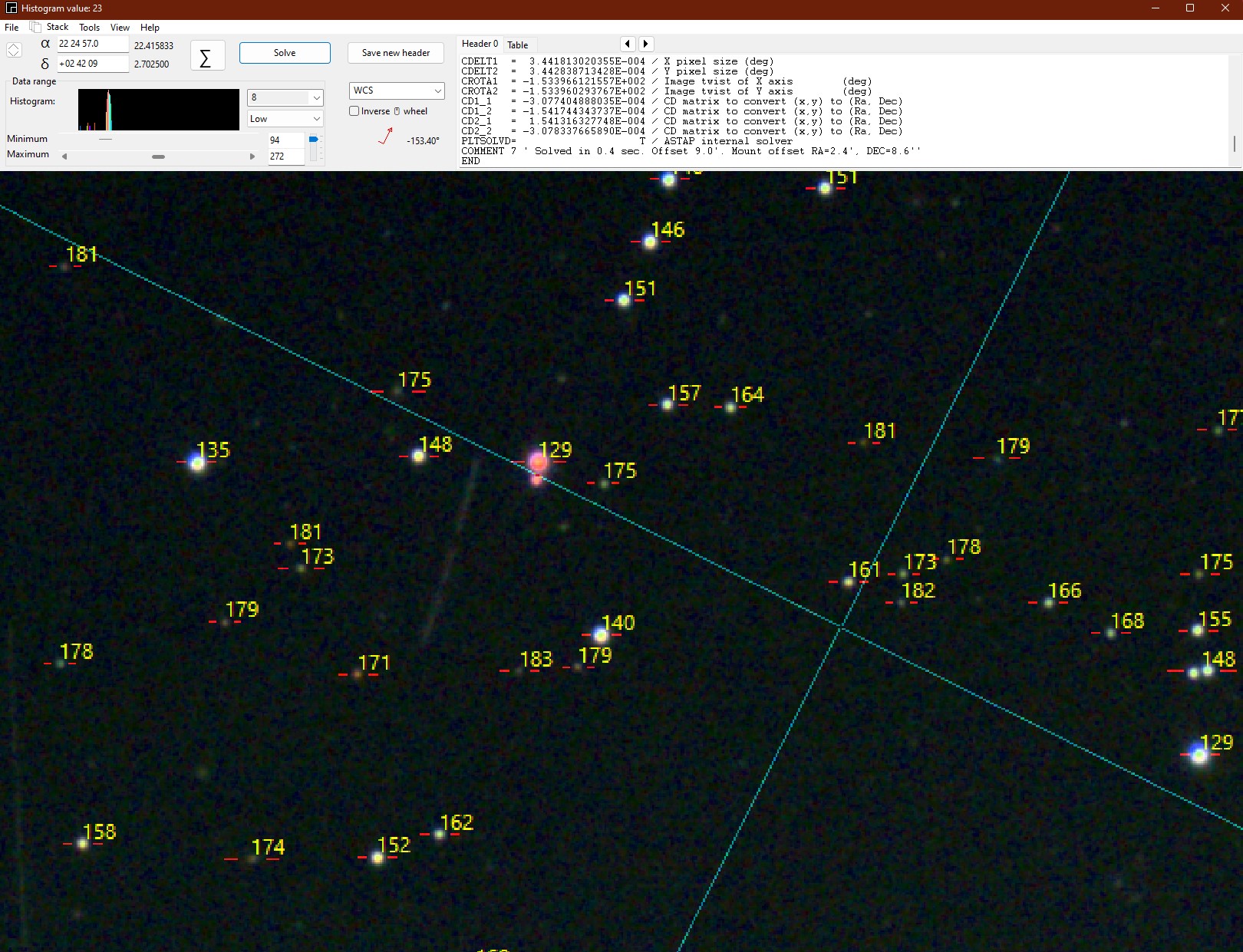 Star magnitudes.jpg seen using Celestron RASA 8 and ZWO ASI183MC